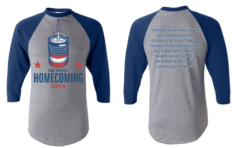Image of Stout Pledge 3/4 Sleeve Tee
