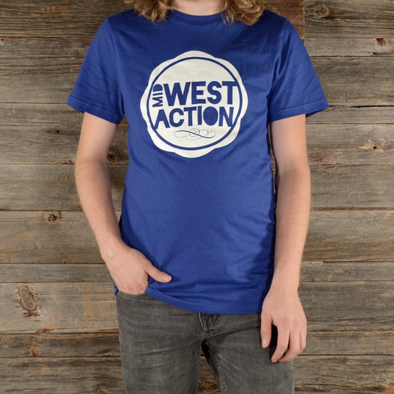 Image of Midwest Action Logo Tee - Royal Blue