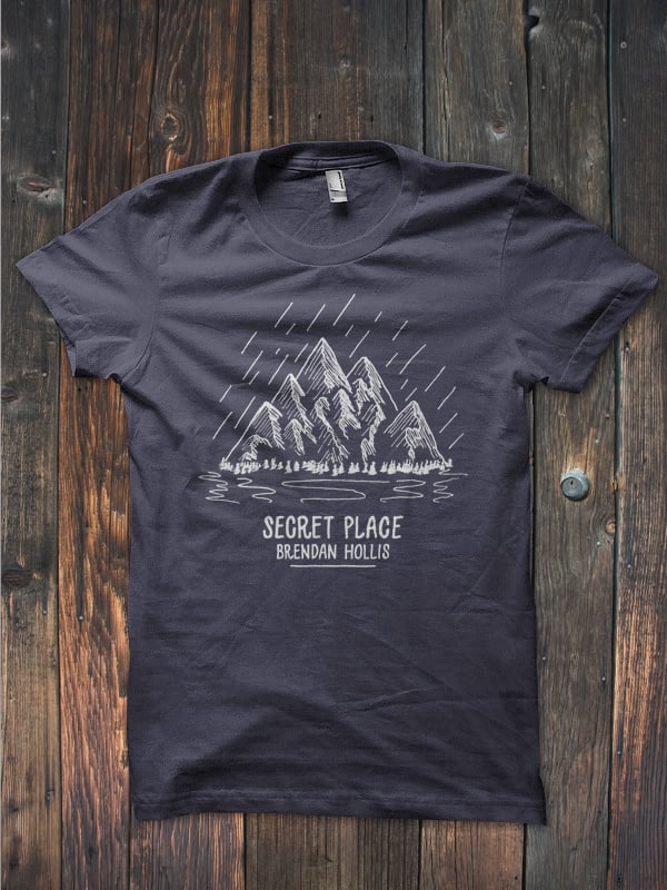 Image of Secret Place Tee - Deep Purple (PRE ORDER)