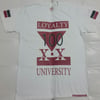 "100" Loyalty University Unisex T-Shirt Red And Black