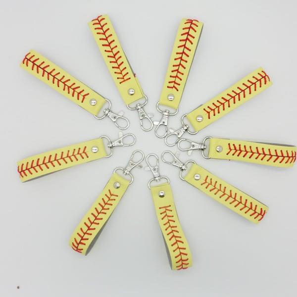 Softball Supply Co. — Softball Leather Keychain - NEW!