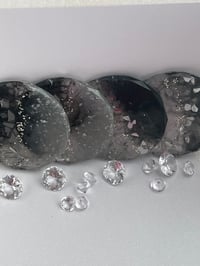 Image 1 of Black Me Silver Coasters 