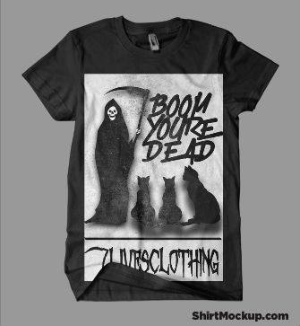 Image of Limited edition -"Boom you're dead" Tee shirt