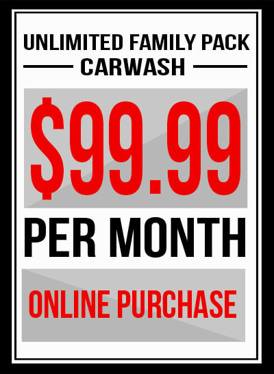Image of Unlimited Family Pack Carwash