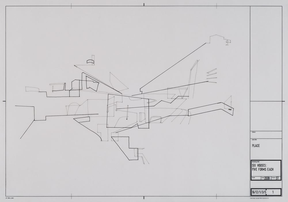 Image of Place / Six houses: Five forms each No.1
