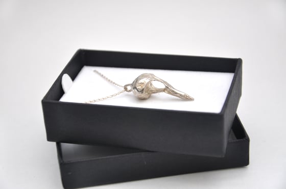 Image of Sterling Silver Sparrow Skull