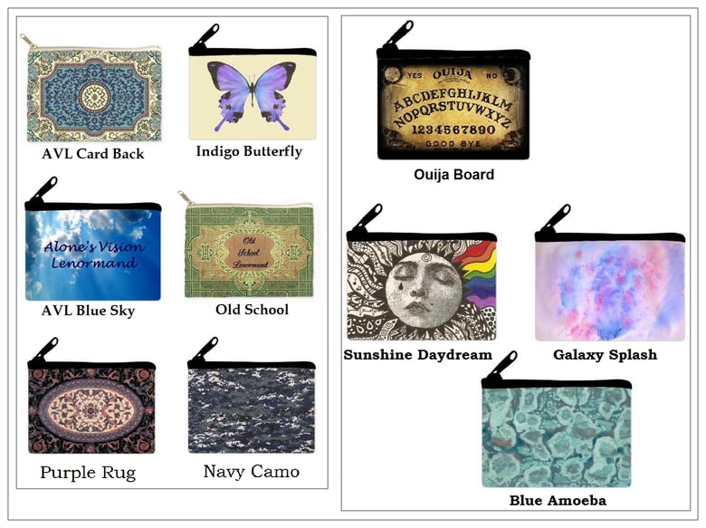 Image of Zippered Bags For Your Lenormand Decks 