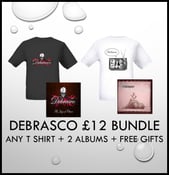 Image of Debrasco - £12 BUNDLE - Any T + 2 albums + Gifts