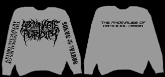 Image of Abominable Putridity - The Anomalies Of Artificial Origin Gray - Longsleeve