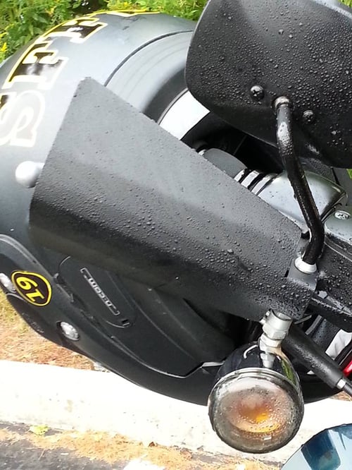 Image of Stainless Steel Powdercoated Standard Cut Wind Guards