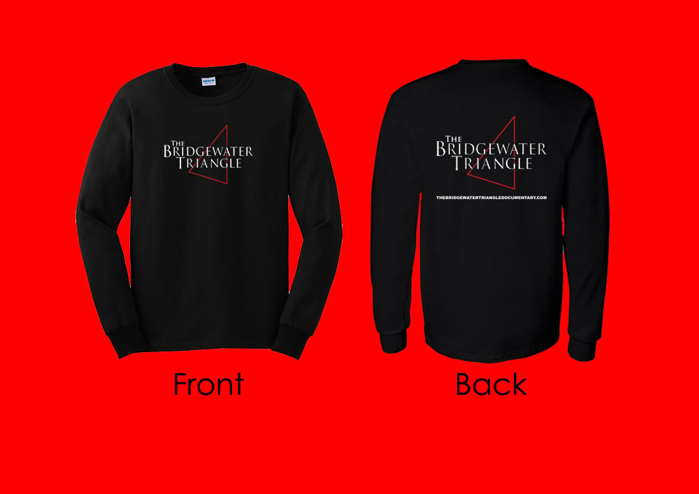 Image of The Bridgewater Triangle Long Sleeve T-Shirt - Black