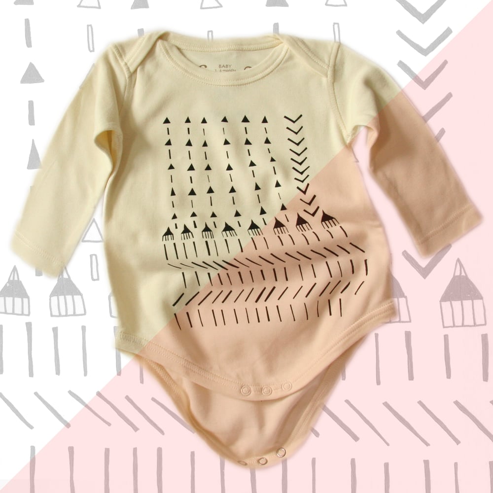 Image of 'Pattern #2' Baby Grow