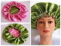 Image 1 of Double-Lined Reversible Bonnets (Adult & Child) Solids