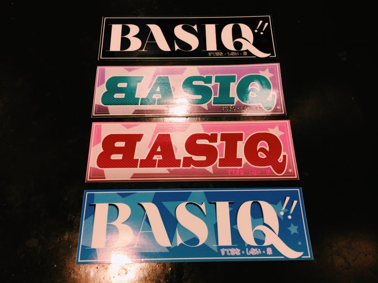 Image of Basiq box sticker v2