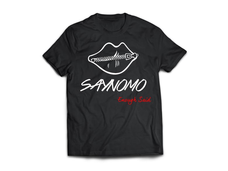 Image of SayNoMo "Enough Said" Black