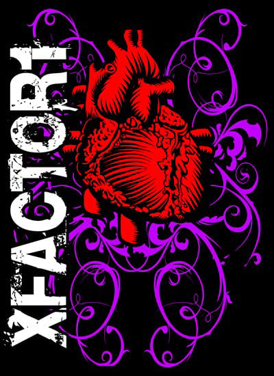 Image of XFactor1 Heart Shirt Womens