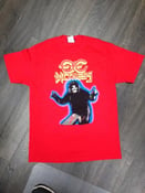 Image of "HAIRY MADMAN" T-SHIRT RED COLOR BODY WAY