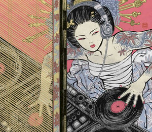 Image of popular print 7: DJ Geisha (open edition, signed + sealed)