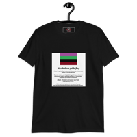 Image 2 of Alcoholism pride flag Unisex T-Shirt.