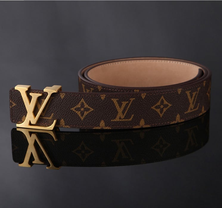 Louis Vuitton Monogram Brown Glaze 30 MM Men’s Belt US 34 or 85 cm NWT