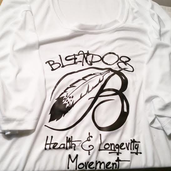 Image of White Blendos HLM Fitness Tee