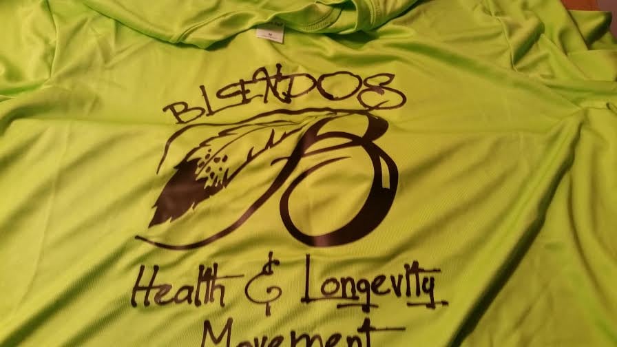 Image of Lime Green Blendos Health & Longevity Fitness Tee