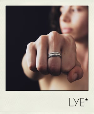 Image of Bague Striée