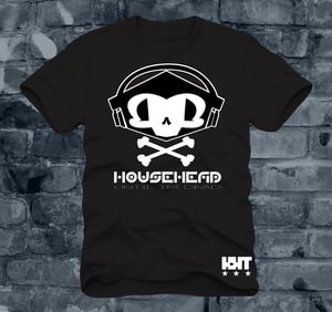 Image of House Head Until I'm Dead Black/White Tee