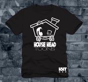 Image of House Head Toons Logo Black/White Tee