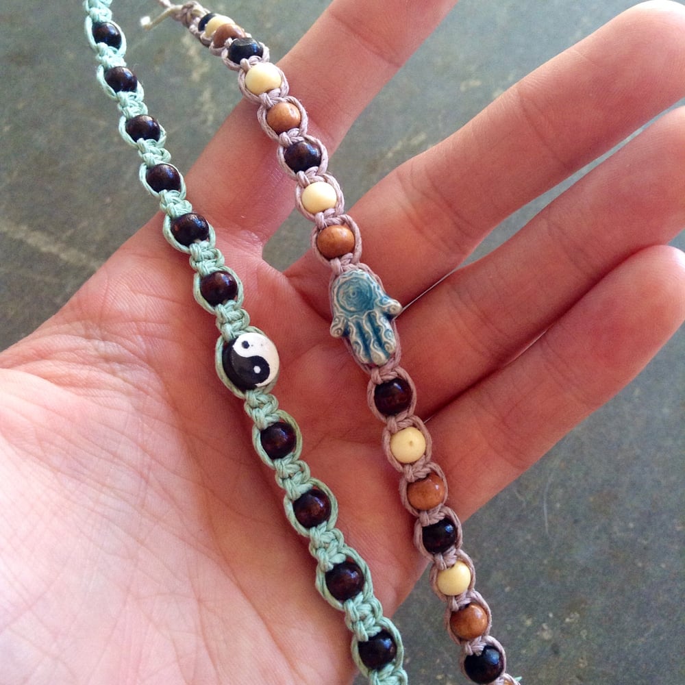 Image of Beaded Hemp Bracelets