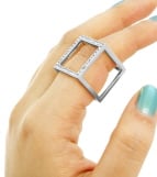 Image 2 of STONE CUBE RING