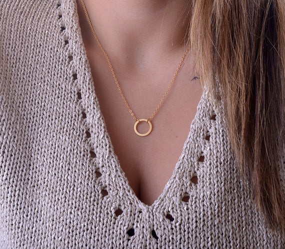 Image of Fashion alloy necklace chain clavicle