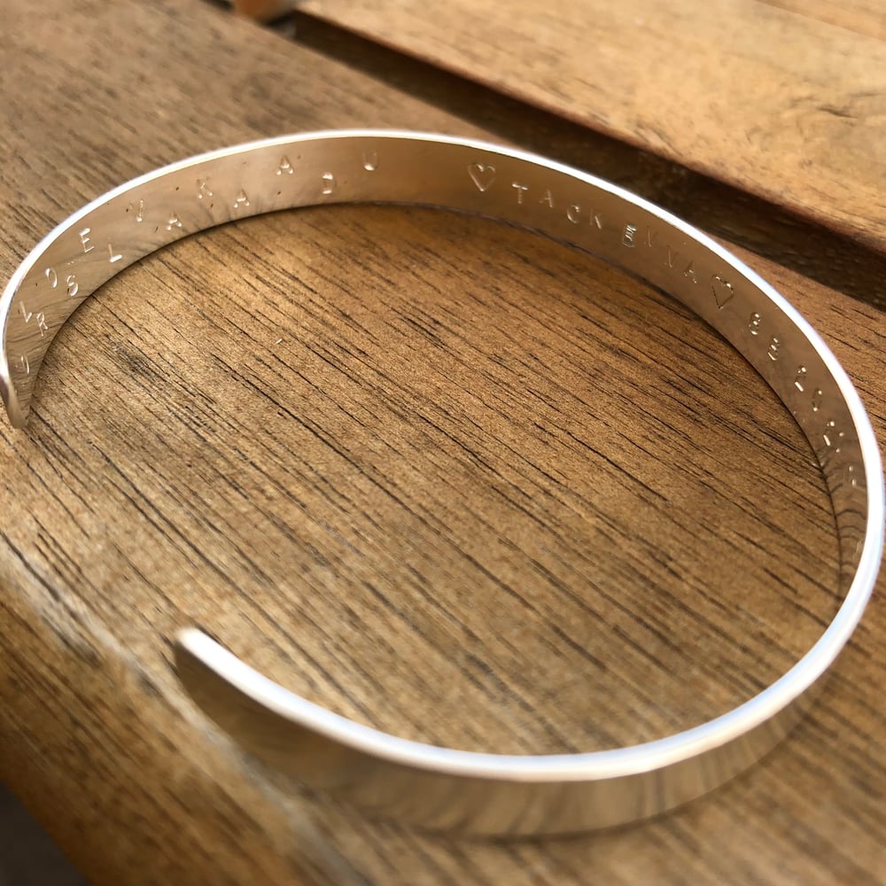 Image of Silver cuff 5 mm