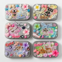 Image 1 of happy critter tin wallets