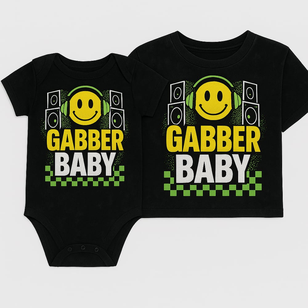 Image of Gabber Baby Checkered Onesie & Tee 