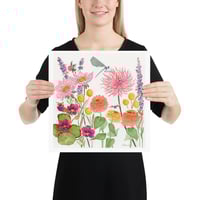 Image 11 of Dahlia Garden- Poster Print