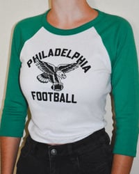 Image 3 of Women’s 'Phila Football' Raglan Tee