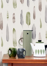 Image 2 of Feathers Wallpaper - British Lichen