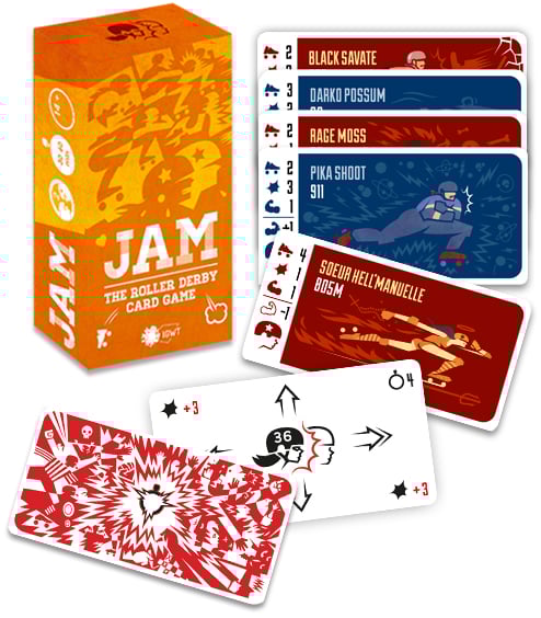 Image of JAM - The roller derby card game