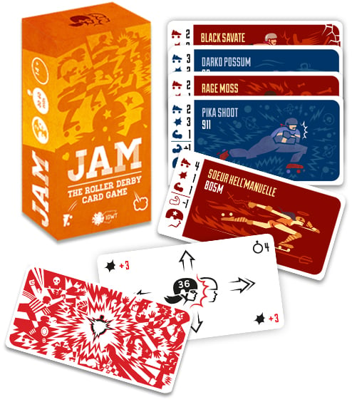 Image of JAM - The roller derby card game