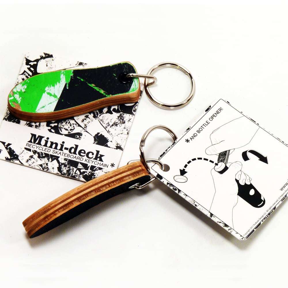 Image of MiniDeck  - Skateboard Keychain and Bottle Opener (Large Size Keychain)