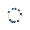 Springtime Forget-me-nots circlet brooch