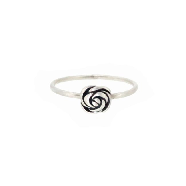Springtime Wildflower Rose bud stacking ring