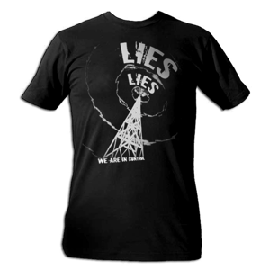 lies records t shirt