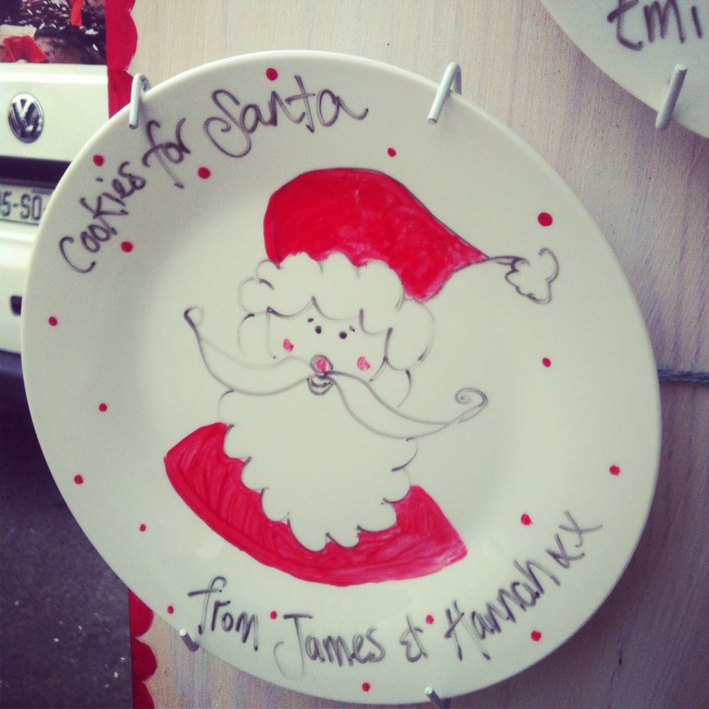 Image of Santa Cookie Plate