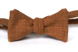 Image of Faux Burlap Bow Tie