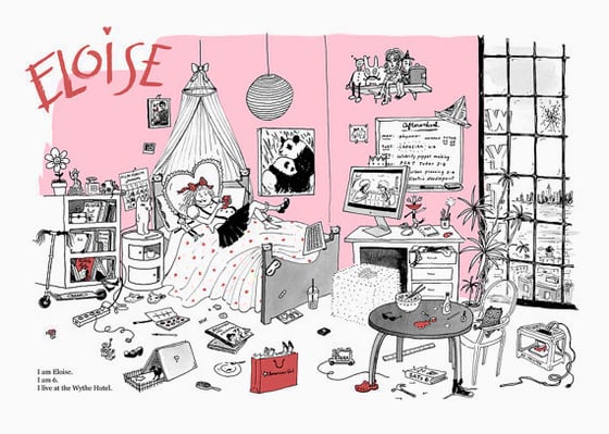 Image of Eloise Moves to Brooklyn offset print