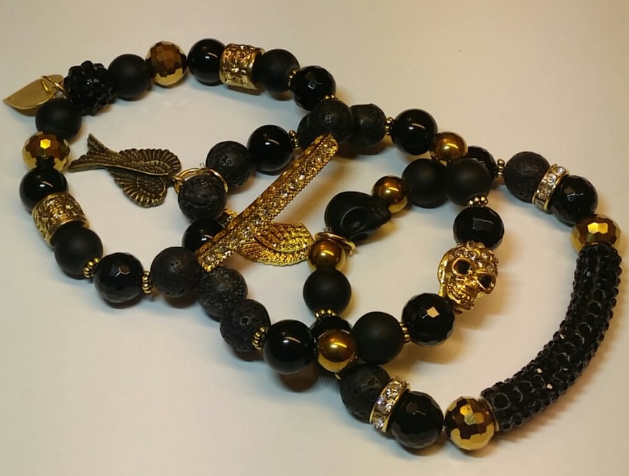 Image of Black & Gold Theory 3 Piece Set