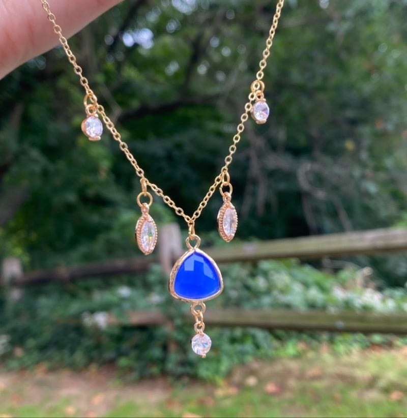 Image of ✨Royal Blue Magic Necklace 🫶✨