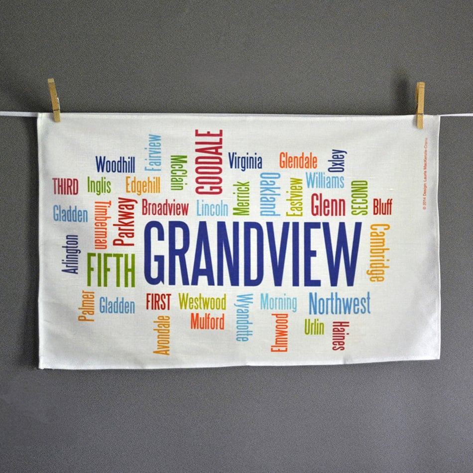 Image of Grandview Tea Towel